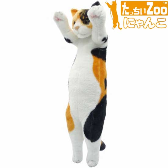 楽天市場】たっちぃZoo にゃんこ 三毛猫 猫のぬいぐるみ : ソプラノ