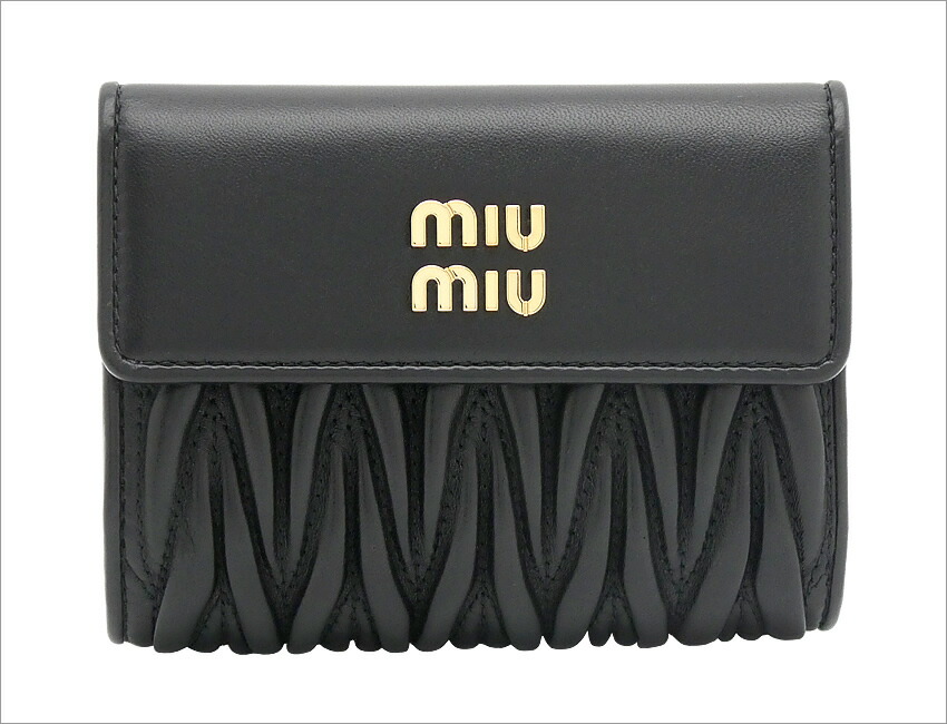 楽天市場】ミュウミュウ MIUMIU マテラッセレザー 財布