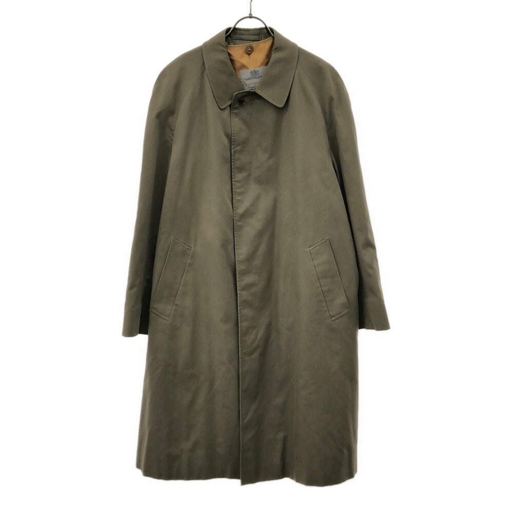 Aquascutum アクアスキュータム トレンチコート 44 カーキ 牛皮 【公式