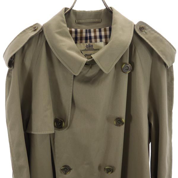 楽天市場】古着 Aquascutum アクアスキュータム 英国製 トレンチコート