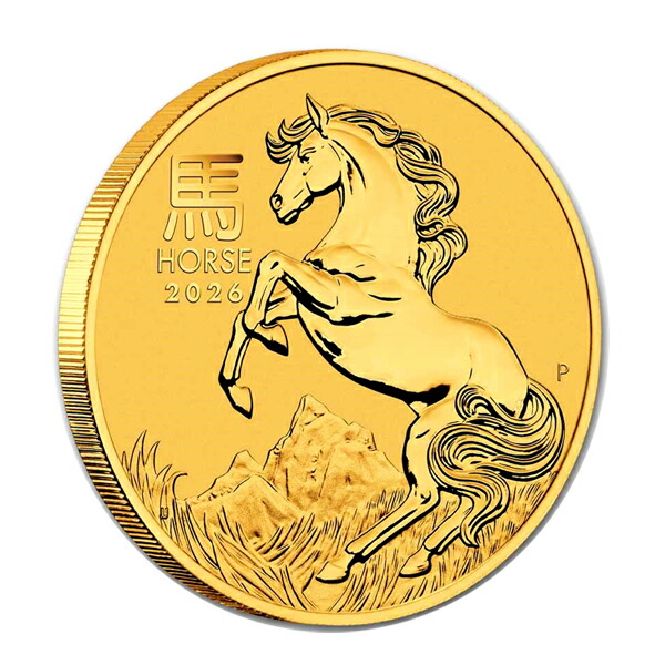 楽天市場】☆2026年☆【新品】『干支ウマ金貨 1/20オンス 2026年製