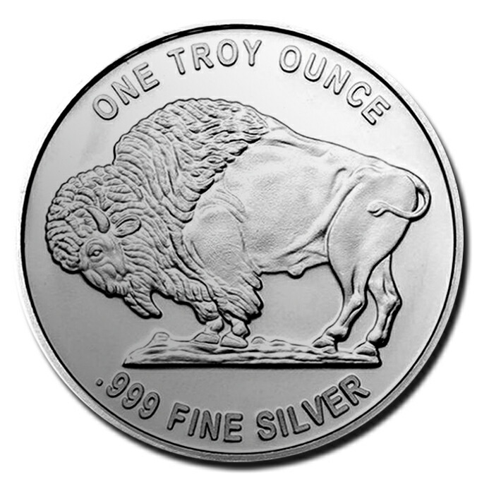 バッファロー銀貨 1オンス .999ファインシルバー 2002年 1 Troy oz