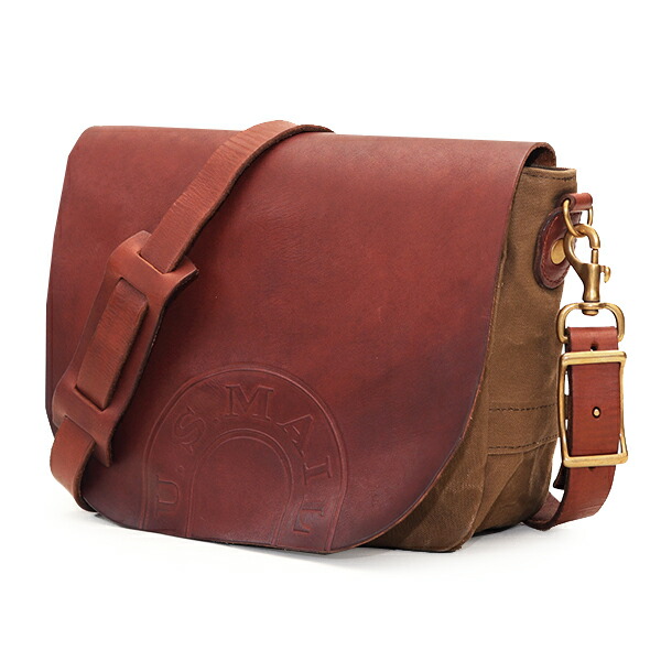 楽天市場】ヴァスコ CANVAS × LEATHER MAIL BAG U.S.MAIL LOGO MODEL