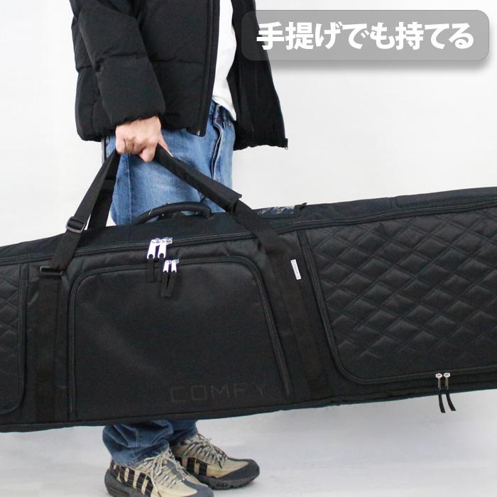 楽天市場】4WAY スノーボード ウィーリーボードケース COMFY WHEELIE