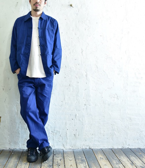 楽天市場】フレンチチャイナワークセットアップ ネイビー DEAD STOCK