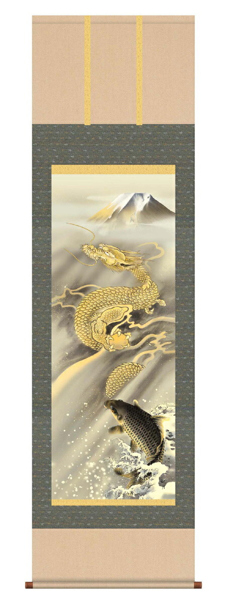 楽天市場】【楽天ランキング1位獲得】掛け軸 【開運 掛軸 昇り竜