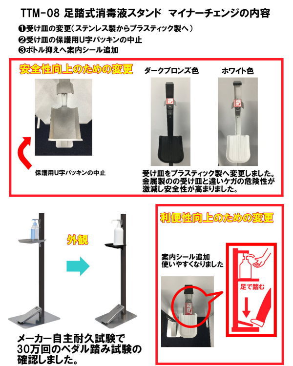 楽天市場】タカラ産業 足踏式消毒液スタンド（ホワイト）ティシュー
