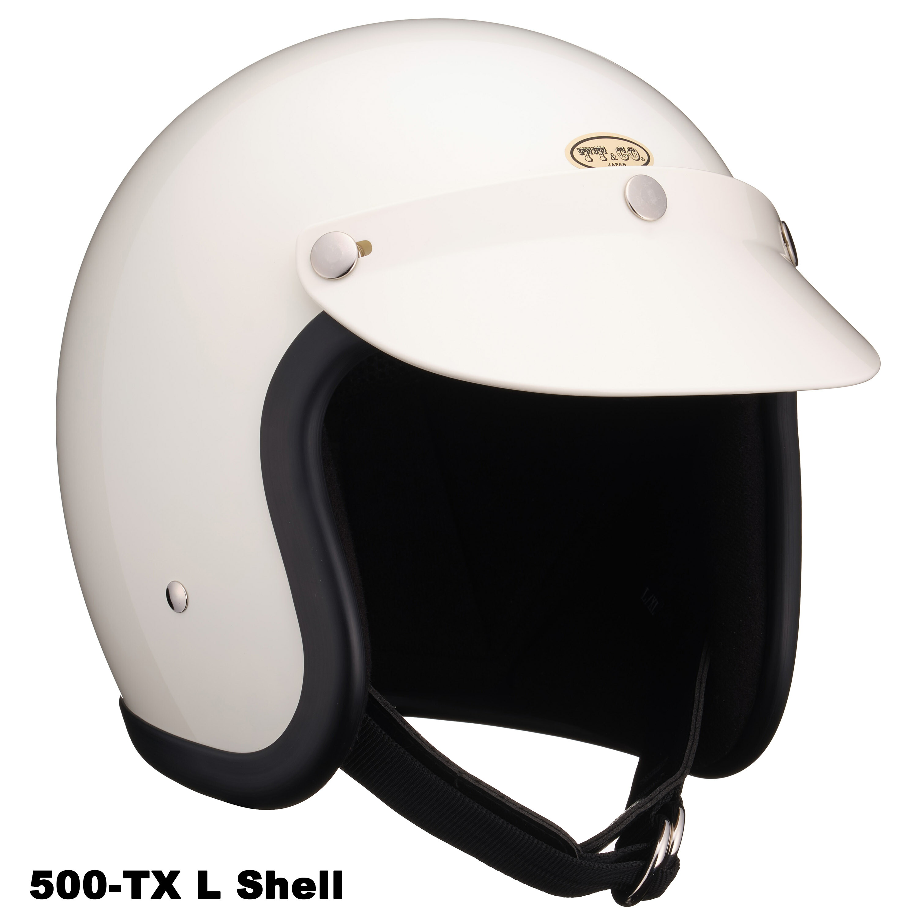 楽天市場】TT&CO. FIRST VISOR アイボリー ジェットヘルメット