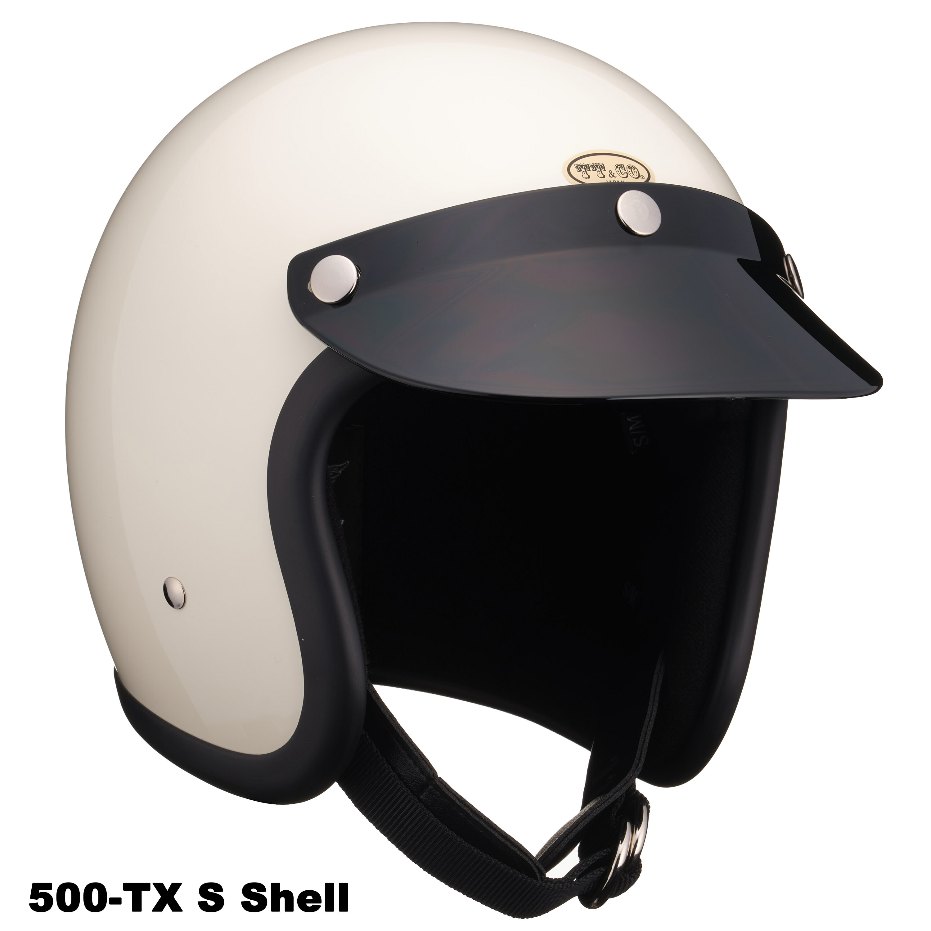 楽天市場】TT&CO. FIRST VISOR ブラック ジェットヘルメット バイザー