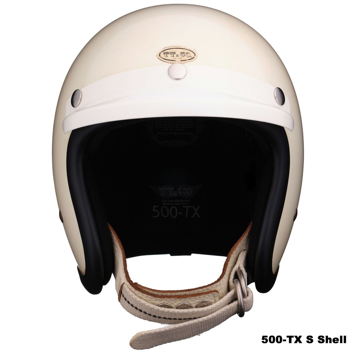 楽天市場】TT&CO. 500-TX 専用バイザー アイボリー ジェットヘルメット