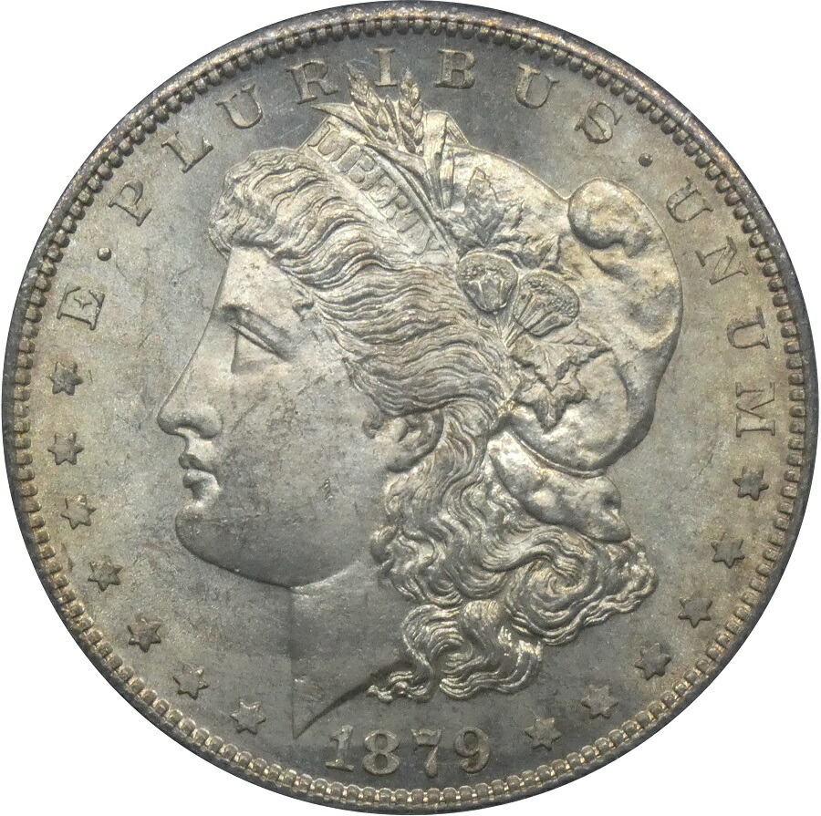 楽天市場】PCGS MS64 アメリカ モルガンダラー モルガン1ドル銀貨
