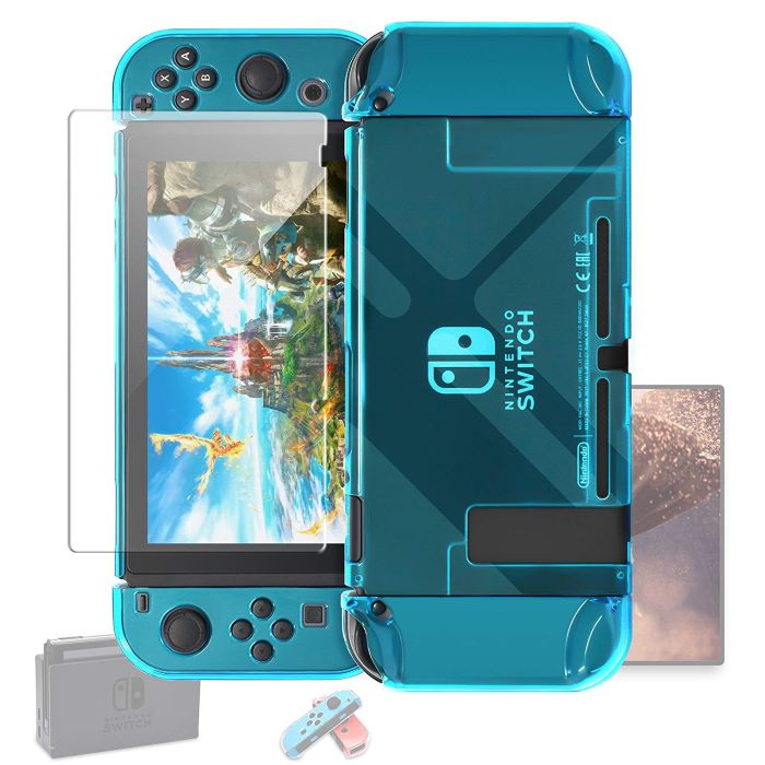 楽天市場】Nintendo Switchカバー 強化ガラス保護フィルム付き ドック