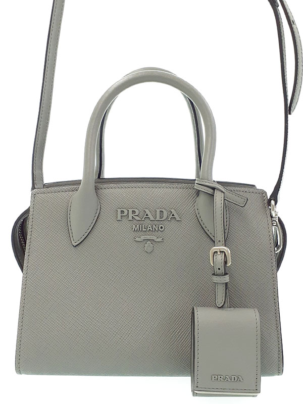 楽天市場】【PRADA】プラダ『サフィアーノレザー 2WAYハンドバッグ