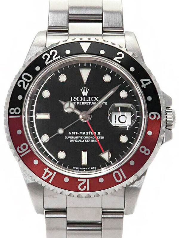 楽天市場】【ROLEX】ロレックス『GMTマスター2 赤×黒ベゼル』16710 U番