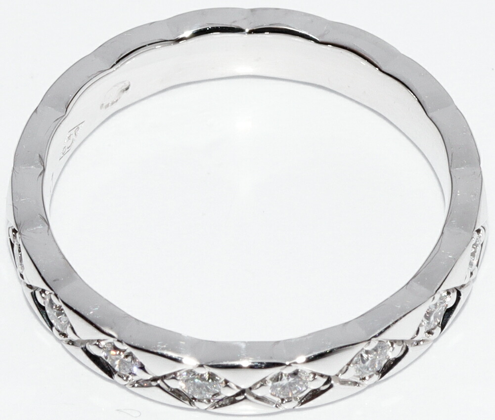楽天市場】シャネル 指輪 K18WG ダイヤ18P(0.34ct) ココクラッシュ