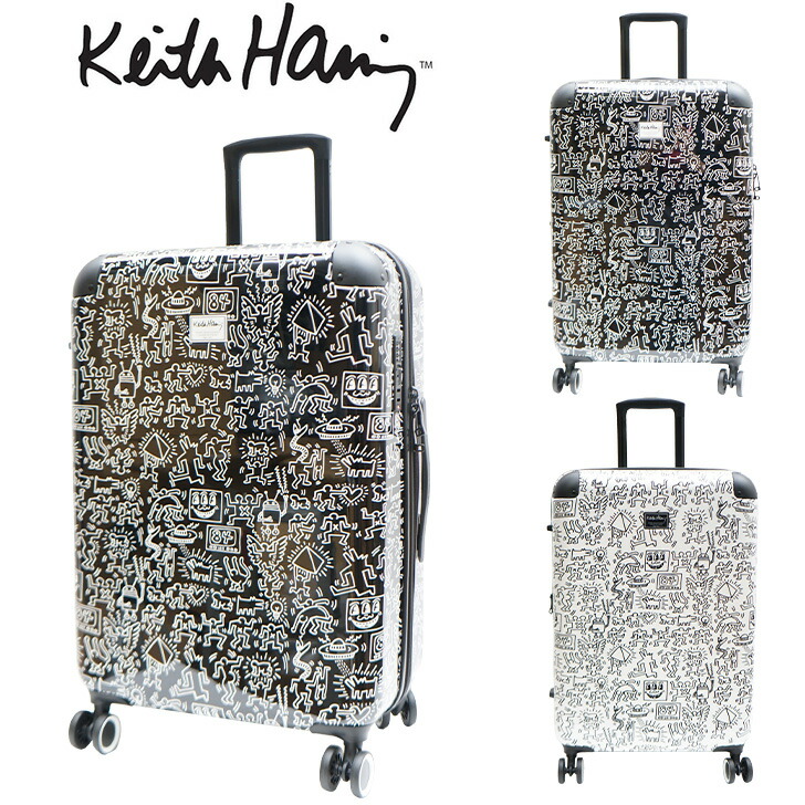 楽天市場】Keith Haring キースヘリング キャリーケース 63L 拡張 72L