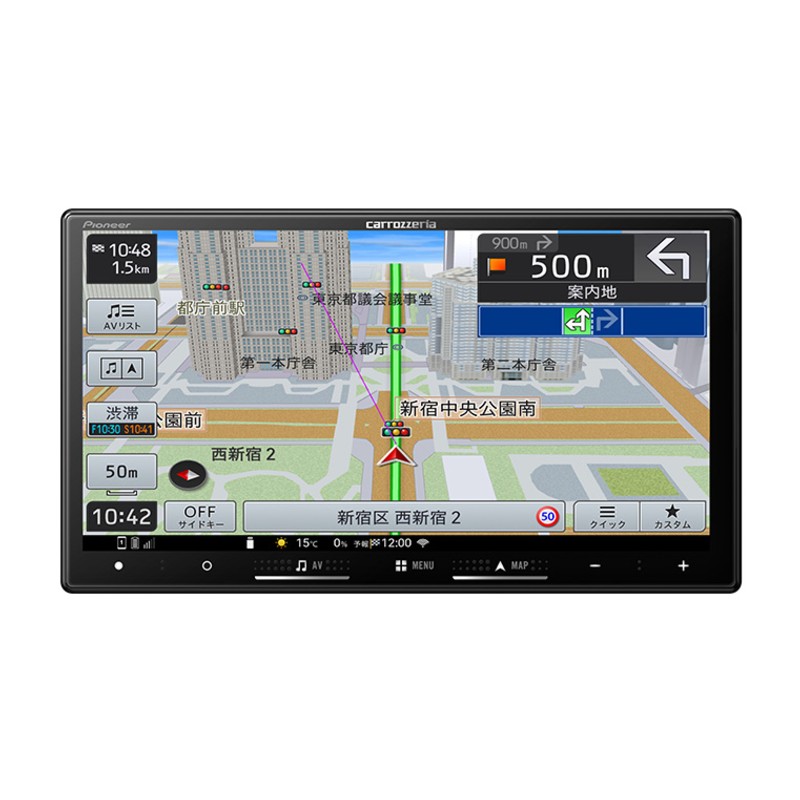 楽天市場】AVIC-RZ822-D カロッツェリア パイオニア 楽ナビ 7型 HD