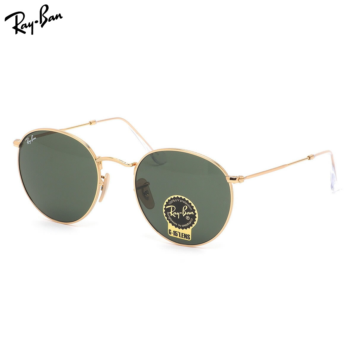 楽天市場】レイバン サングラス ラウンドメタル Ray-Ban RB3447 001 53