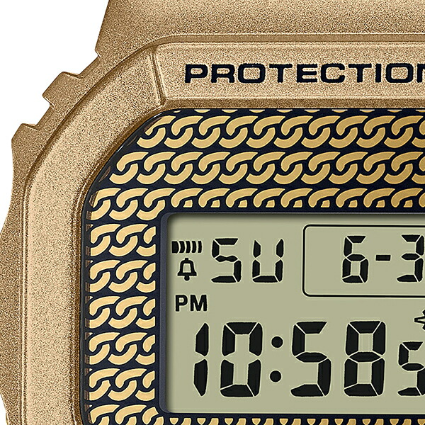 美品CASIO G-SHOCK DW-5600BB ゴールドベゼルクォーツ可動品 美品CASIO