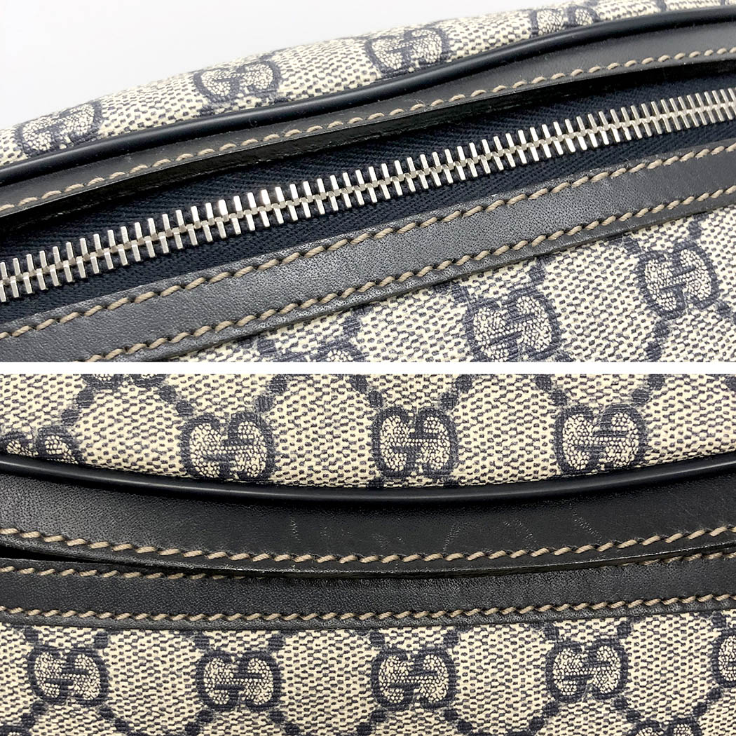楽天市場】GUCCI□ ウエストバッグ 233269 GGスプリーム ネイビー