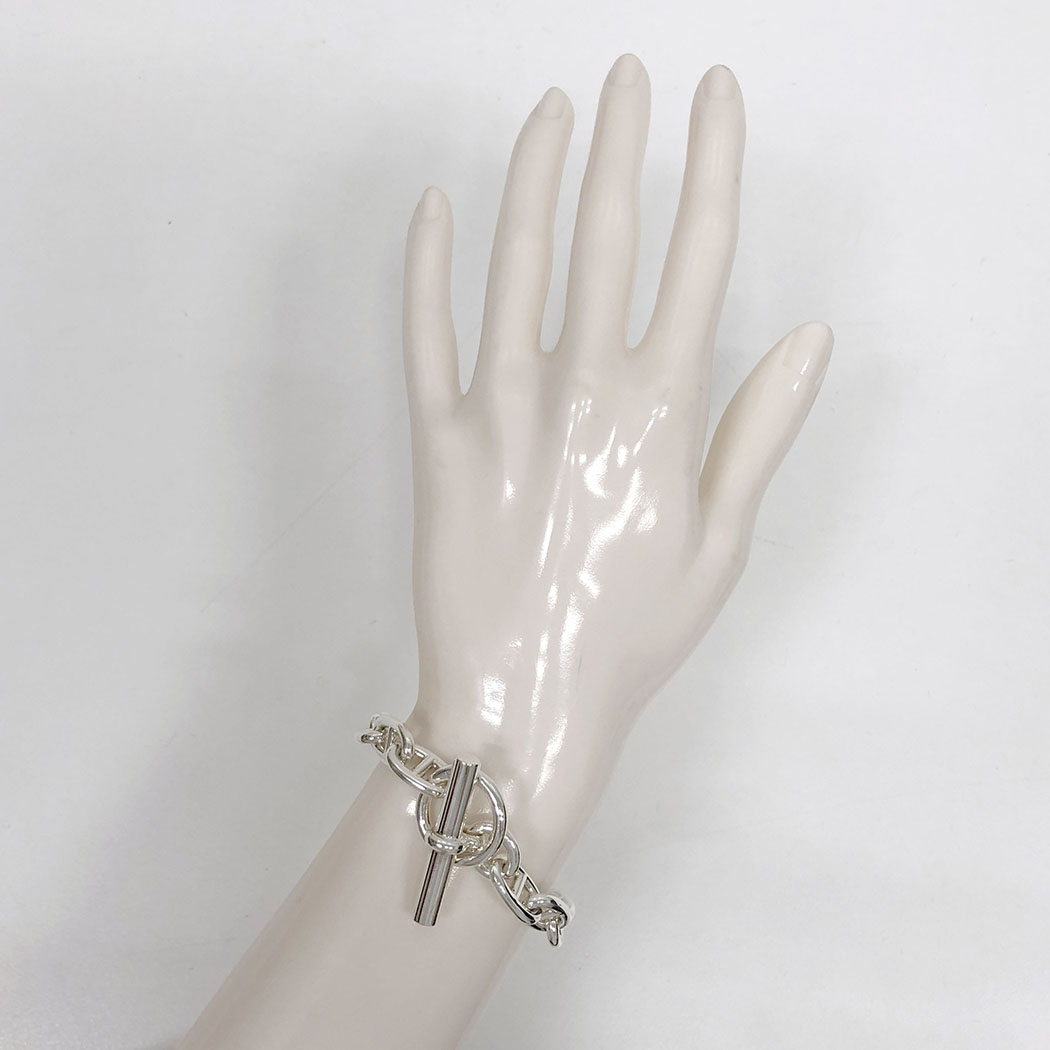 楽天市場】HERMES シェーヌダンクルMM 14コマ 15cm 16cm 925 シルバー