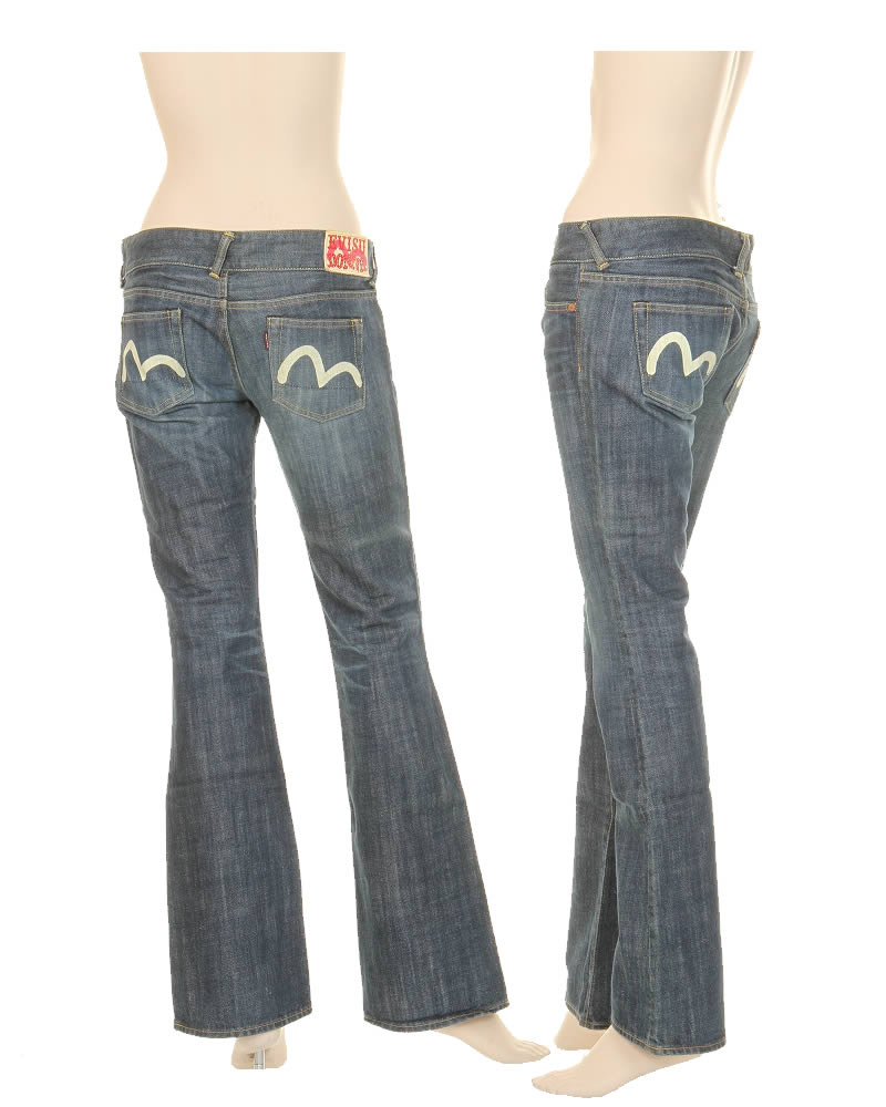 楽天市場】訳あり EVISU エヴィス EVISUJEANS EVISUDONNA USED ブーツ