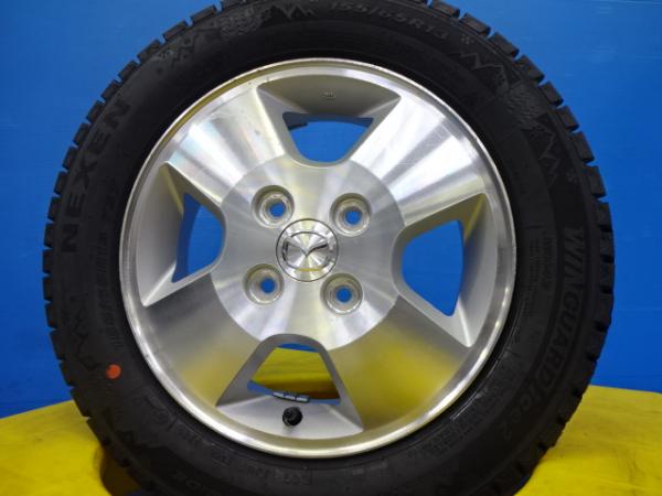 楽天市場】スタッドレスタイヤ ホイールセット 155/65r13の通販