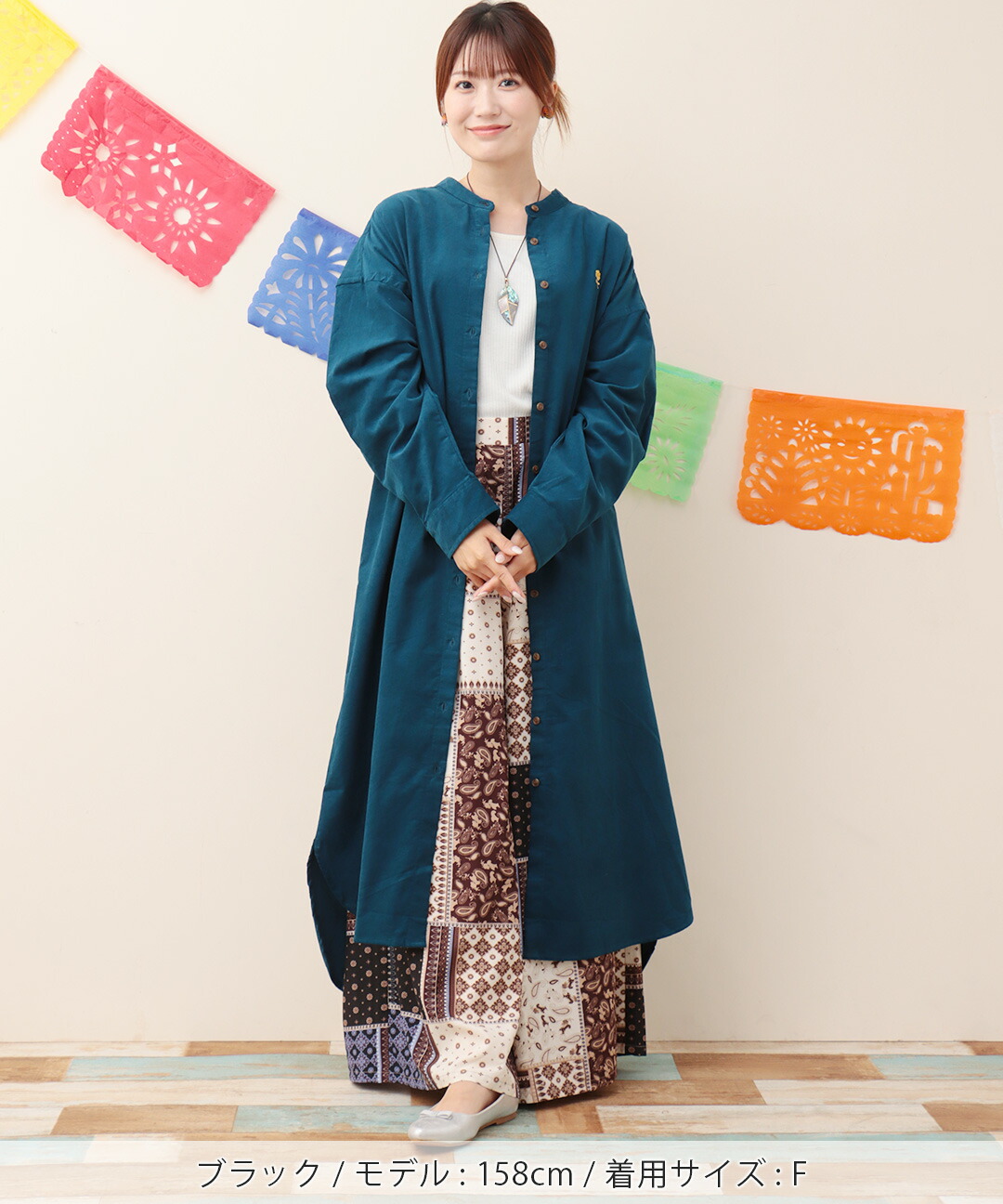 楽天市場】【SALE】パッチワークプリントワイドパンツ ／ ボリューム
