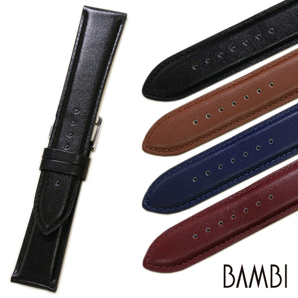 楽天市場】時計ベルト 21mm 22mm BAMBI バンビ スコッチガード