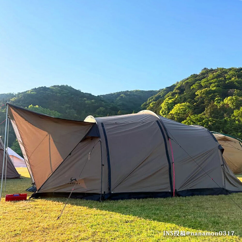 楽天市場】【TOMOUNT公式】TOMOUNT テント 2ルーム トンネルテント
