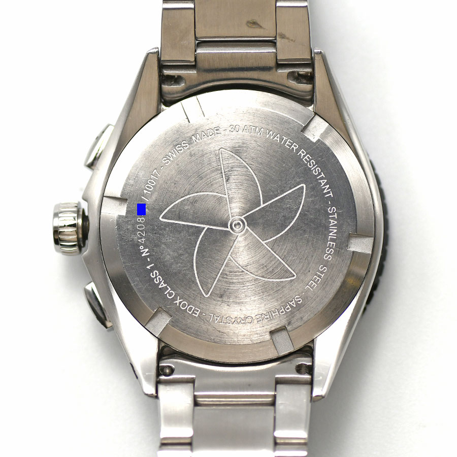 楽天市場】エドックス EDOX クラスワン クロノオフショア1 クロノ