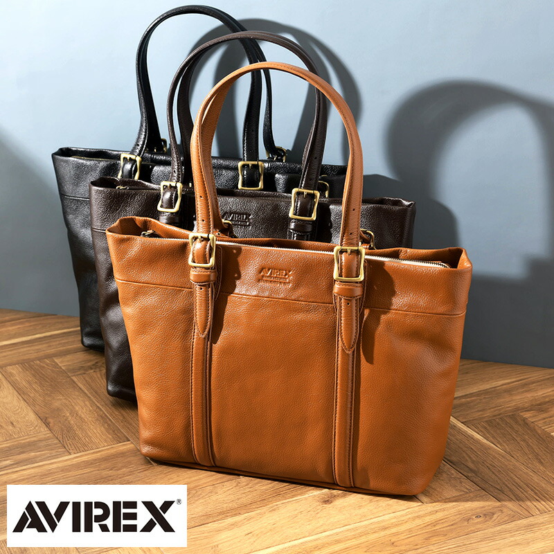 楽天市場】トートバッグ 本革 おしゃれ AVIREX BULTO レザー トート