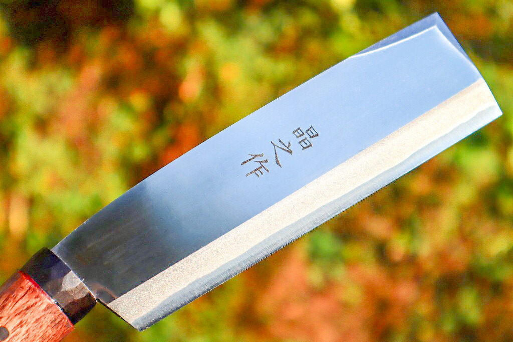 楽天市場】【晶之作】登山鉈150mm 青紙2号鋼 45巾 樫オイルステン 木