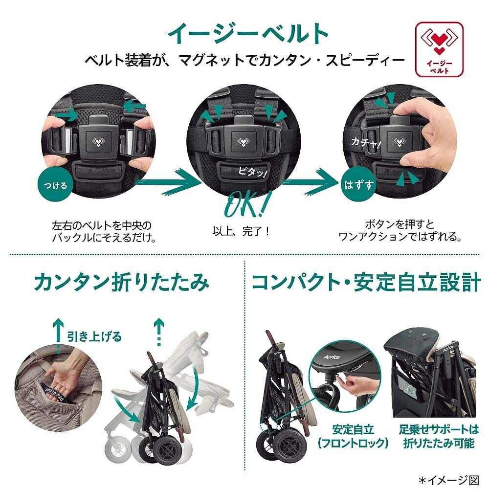 楽天市場】Aprica アップリカ スムーヴ プレシャス AB A型ベビーカー 3