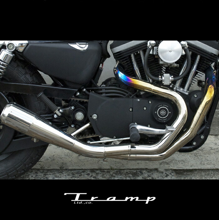 楽天市場】TRAMP CYCLE トランプサイクル マフラー スポーツスター 04