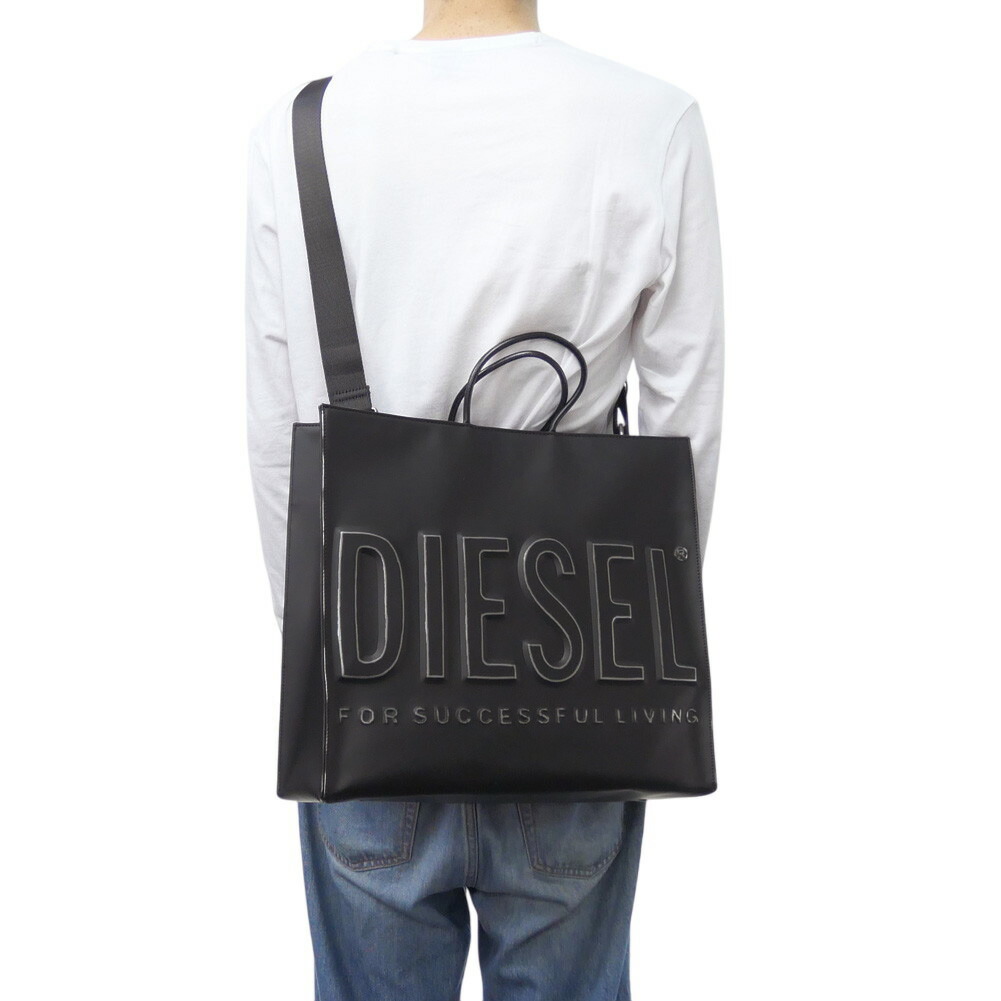 楽天市場】DIESEL ディーゼル 2way トートバッグ X09931 P8078 DSL 3D