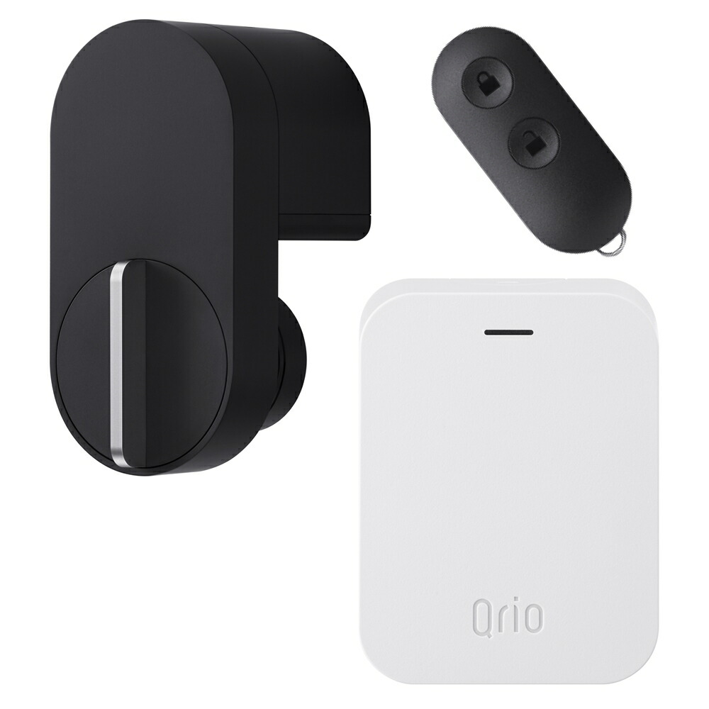 楽天市場】【正規販売代理店】Qrio Lock ブラック・Qrio Hub・Key S