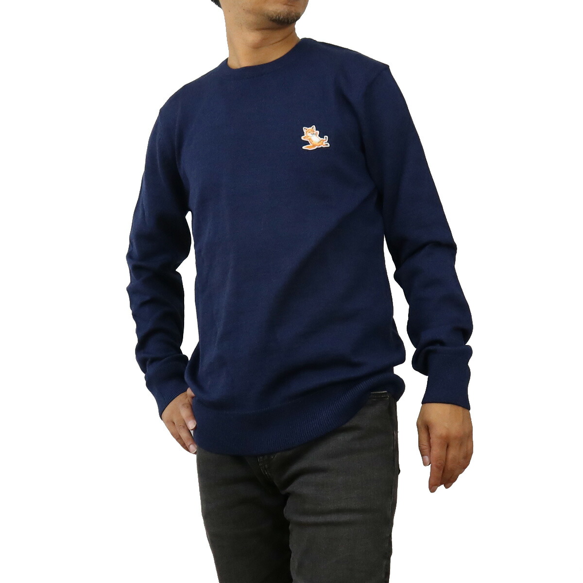 楽天市場】MAISON KITSUNE メゾンキツネ ニット KM00501 KT1036 H481