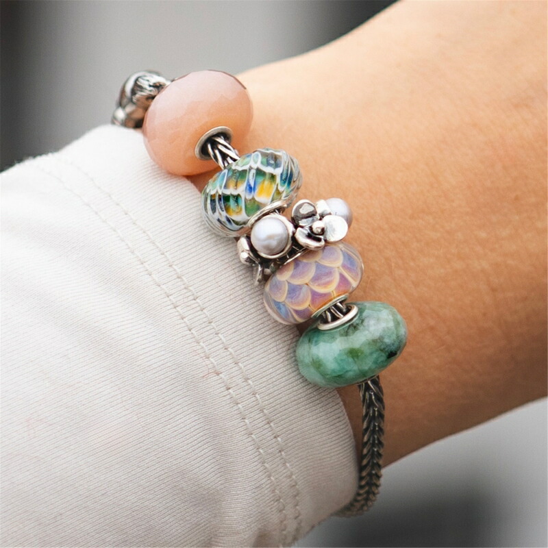 楽天市場】トロールビーズ Trollbeads リップルド マーメイド・ビーズ