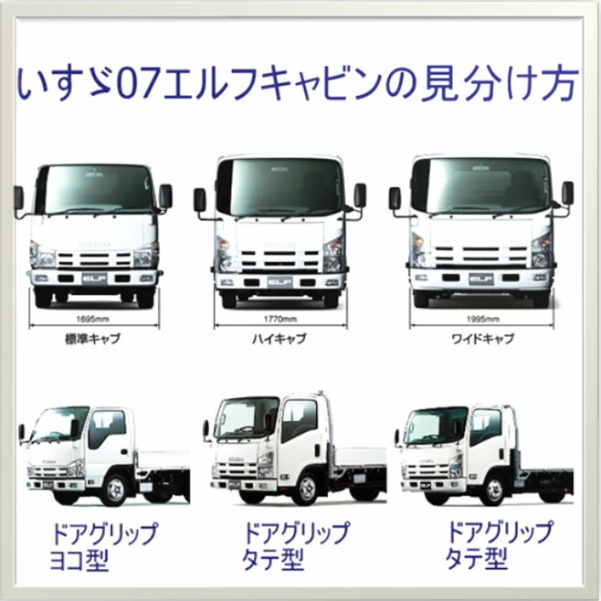 楽天市場】受注製作 金華山ダッシュマット 07エルフ標準 平成18年12月