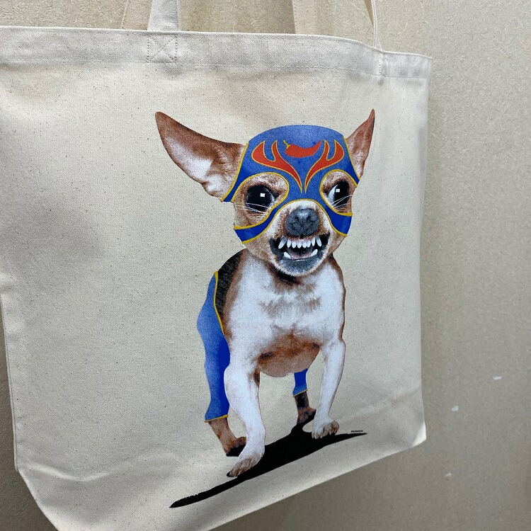 楽天市場】チワワ (覆面) トートバッグ メキシコ レスラー エコバッグ