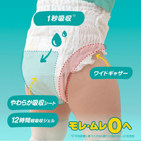 楽天市場】【66枚x3セット】 パンパース Mサイズ パンツ M 198枚