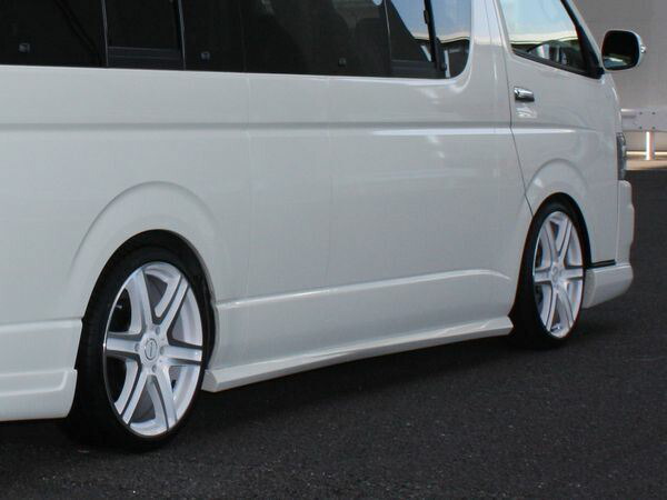 楽天市場】ハイエース 200系 エアロ スーパーロング TPD サイド