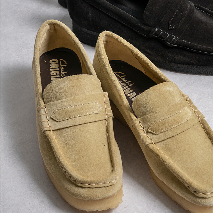 楽天市場】Clarks クラークス WALLABEE LOAFER レディース ワラビー