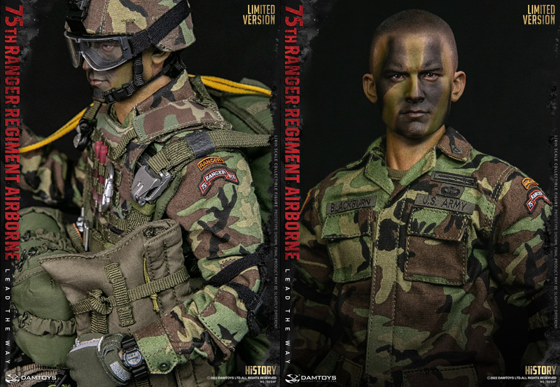 楽天市場】【DAM】No.78094F 1/6 75th RANGER REGIMENT AIRBORNE SAW