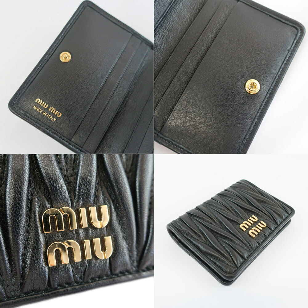 楽天市場】【天白】【MIUMIU】ミュウミュウ カードケース マテラッセ