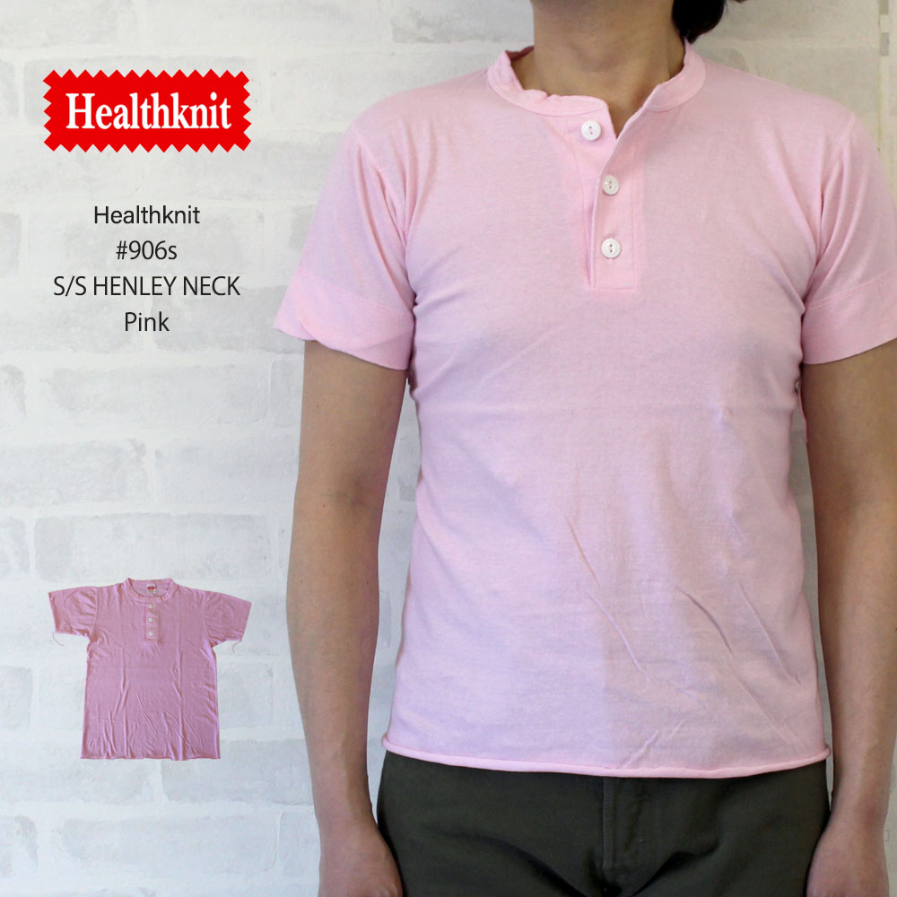楽天市場】ヘルスニット Healthknit ＃906S S/S Henley Neck 半袖