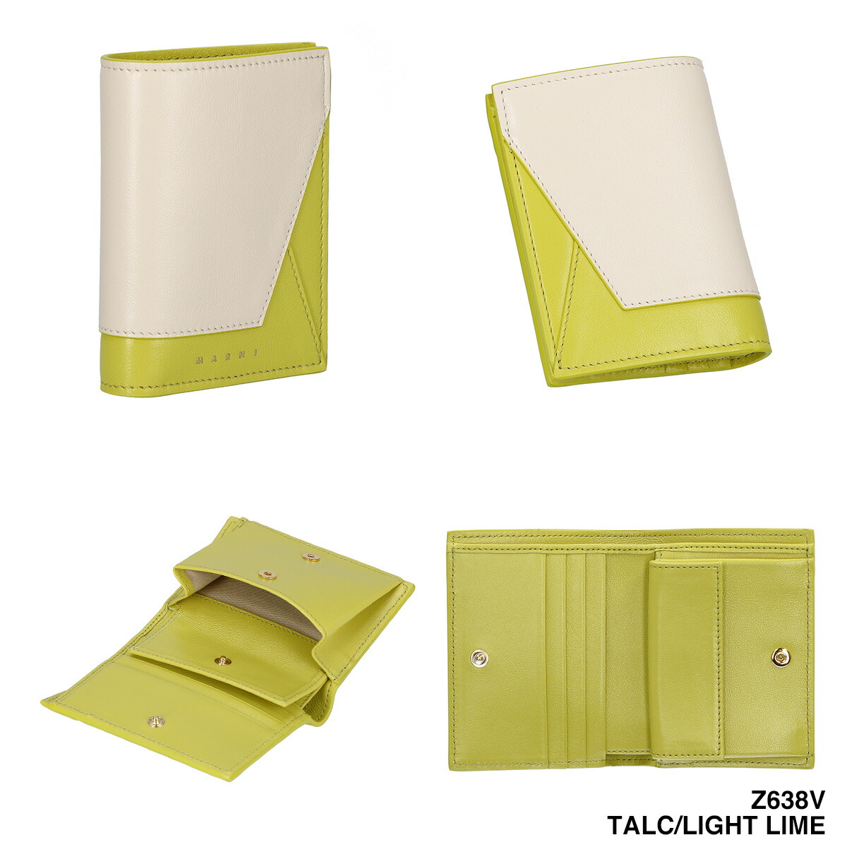 楽天市場】MARNI マルニ 財布 二つ折り財布 BILLFOLD W/COINPURSE