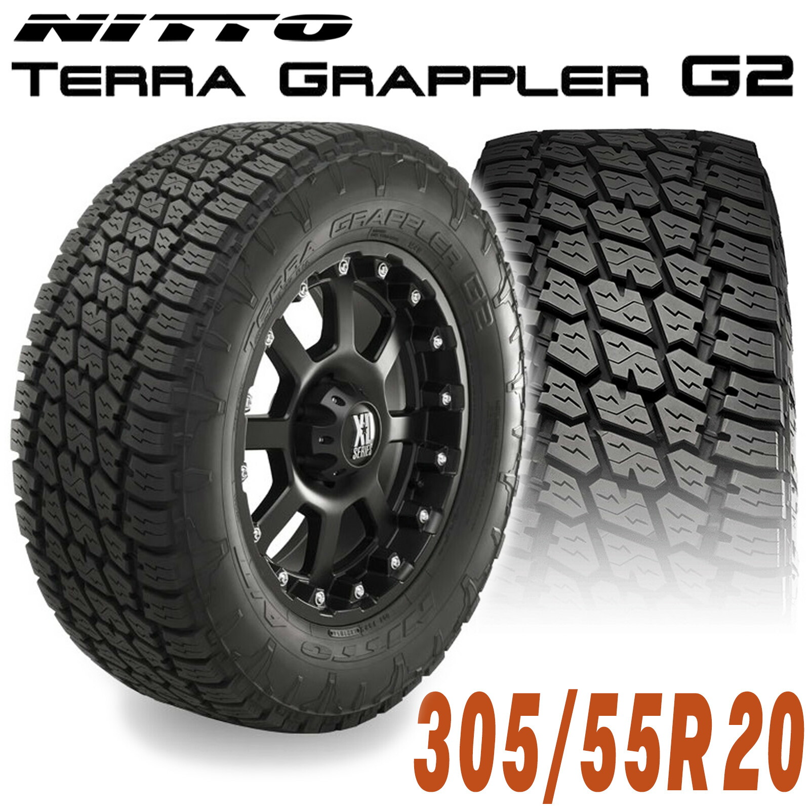 楽天市場】NITTO ニット— TERRA GRAPPLER G2 テラグラップラー 20