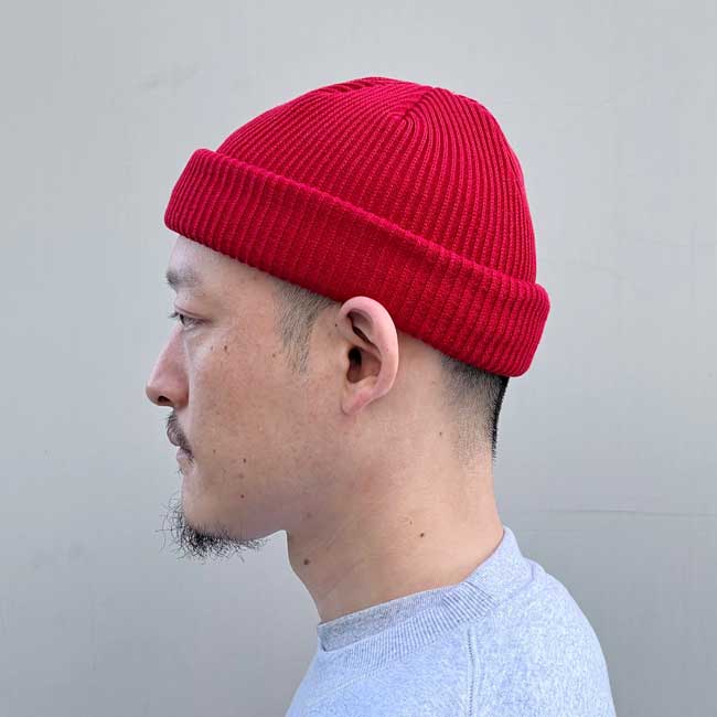 楽天市場】【ADVANCE（アドバンス）】COTTON ACRYL BEANIE(RED)SOLID